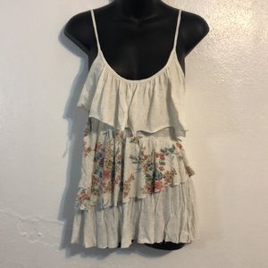 3/$15 Wet seal ruffle tank top size small